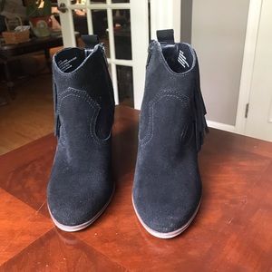 Simple black booties